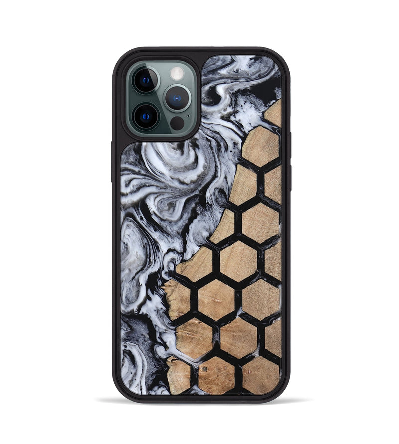 iPhone 12 Pro Wood Phone Case - Cristy (Pattern, 802591)