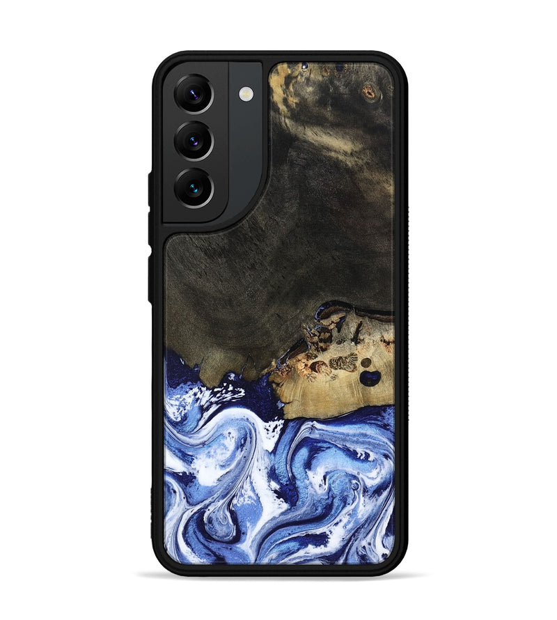 Galaxy S22 Plus Wood Phone Case - Emanuel (Blue, 802605)