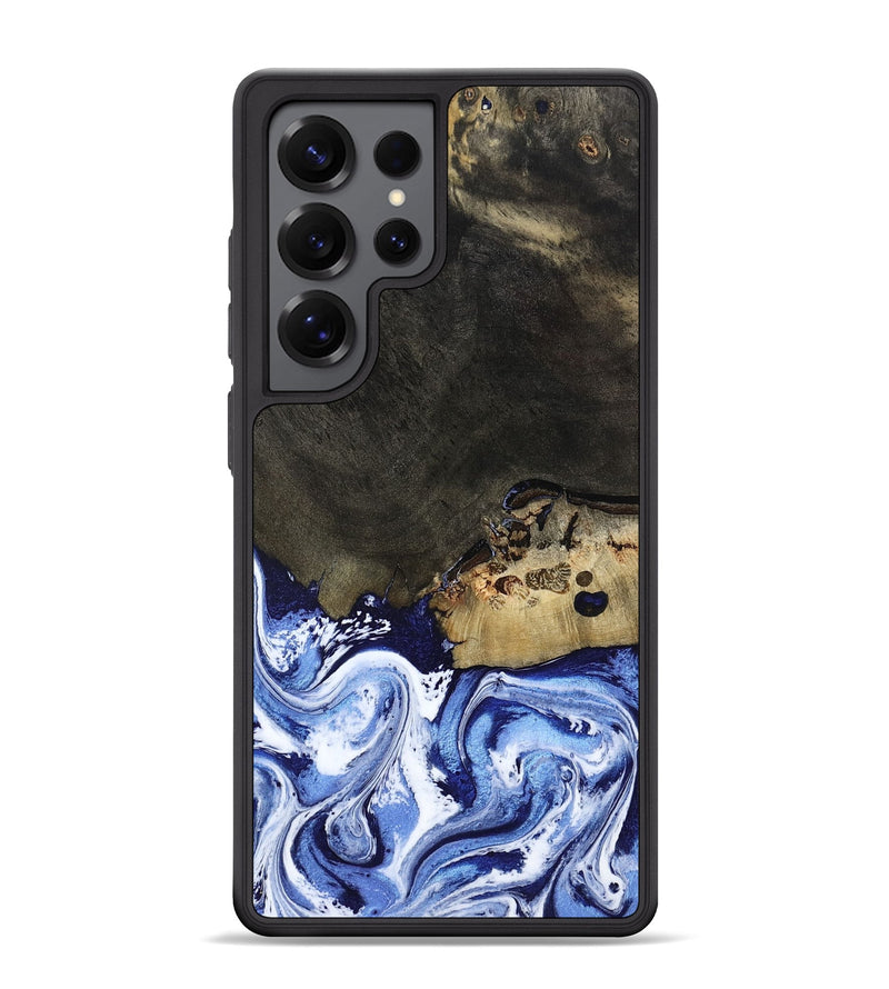 Galaxy S25 Ultra Wood Phone Case - Emanuel (Blue, 802605)
