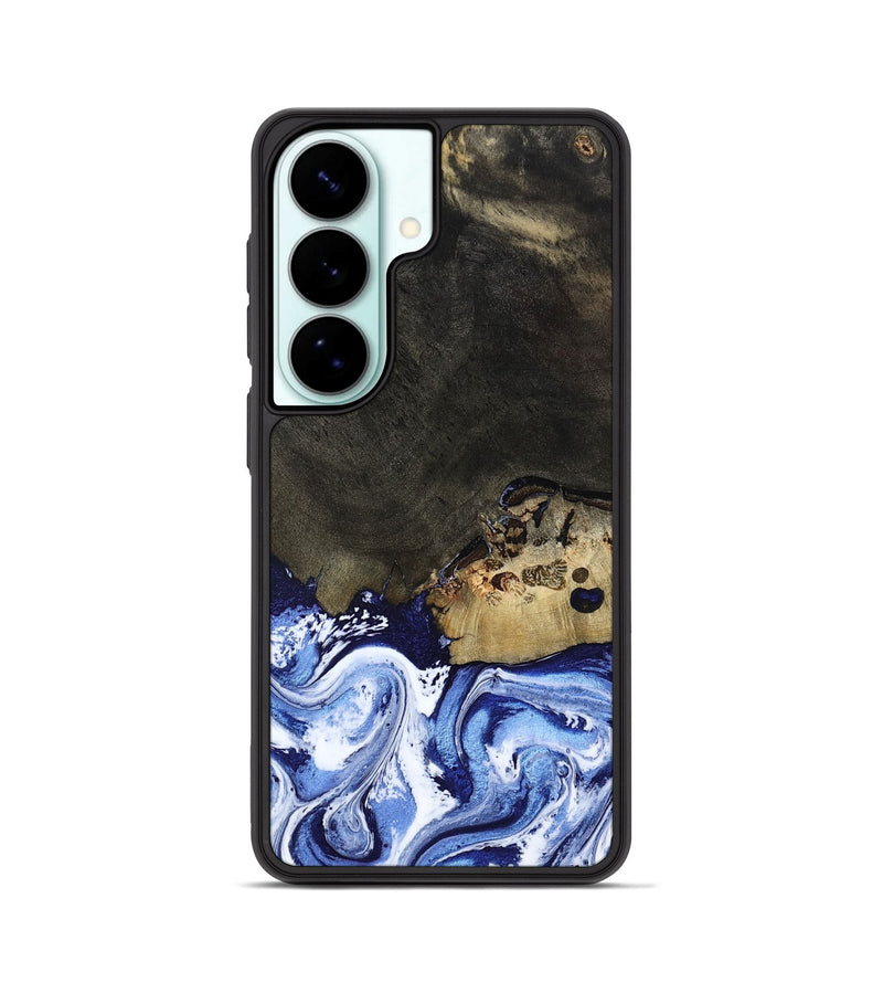 Galaxy S26 Wood Phone Case - Emanuel (Blue, 802605)