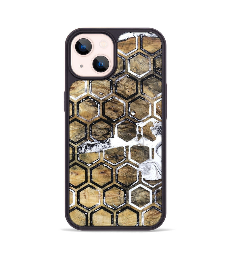iPhone 14 Wood Phone Case - Kyrie (Pattern, 802635)
