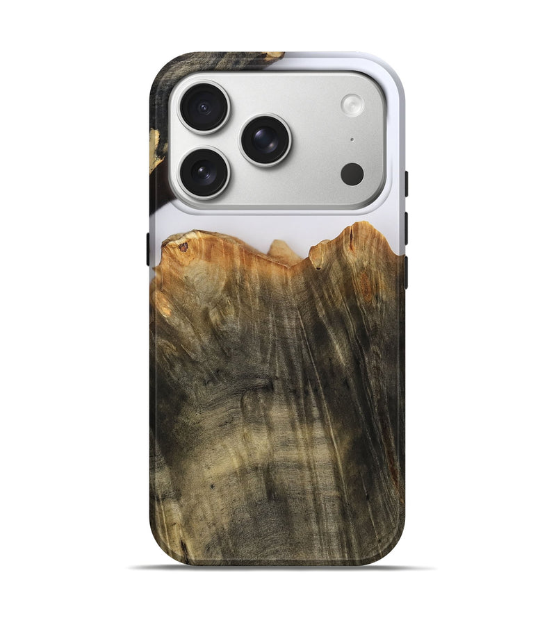 iPhone 17 Pro Wood Live Edge Phone Case - Ava (Clear, 802661)