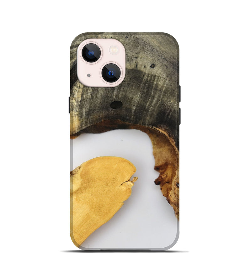 iPhone 13 mini Wood Live Edge Phone Case - Tasia (Clear, 802669)