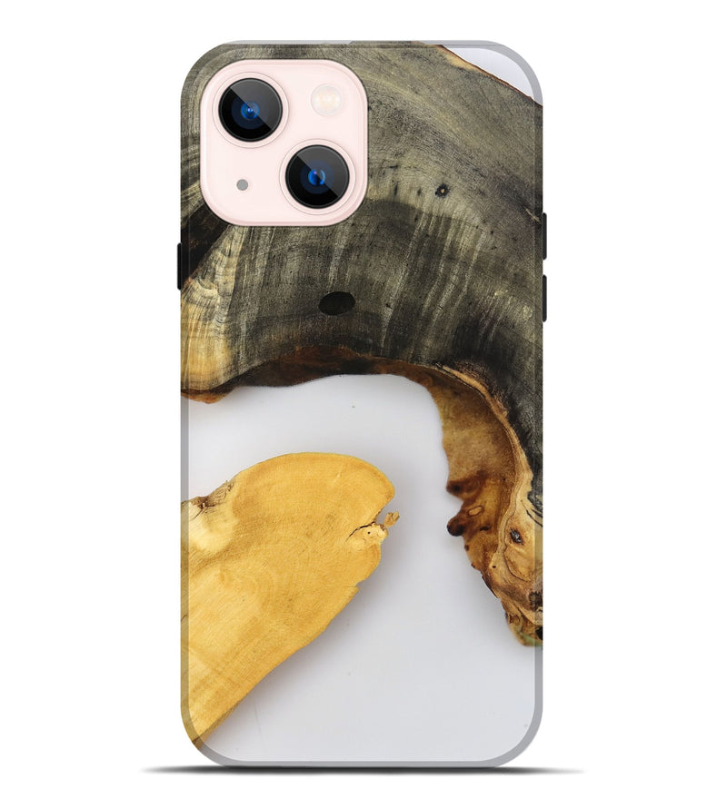 iPhone 14 Plus Wood Live Edge Phone Case - Tasia (Clear, 802669)