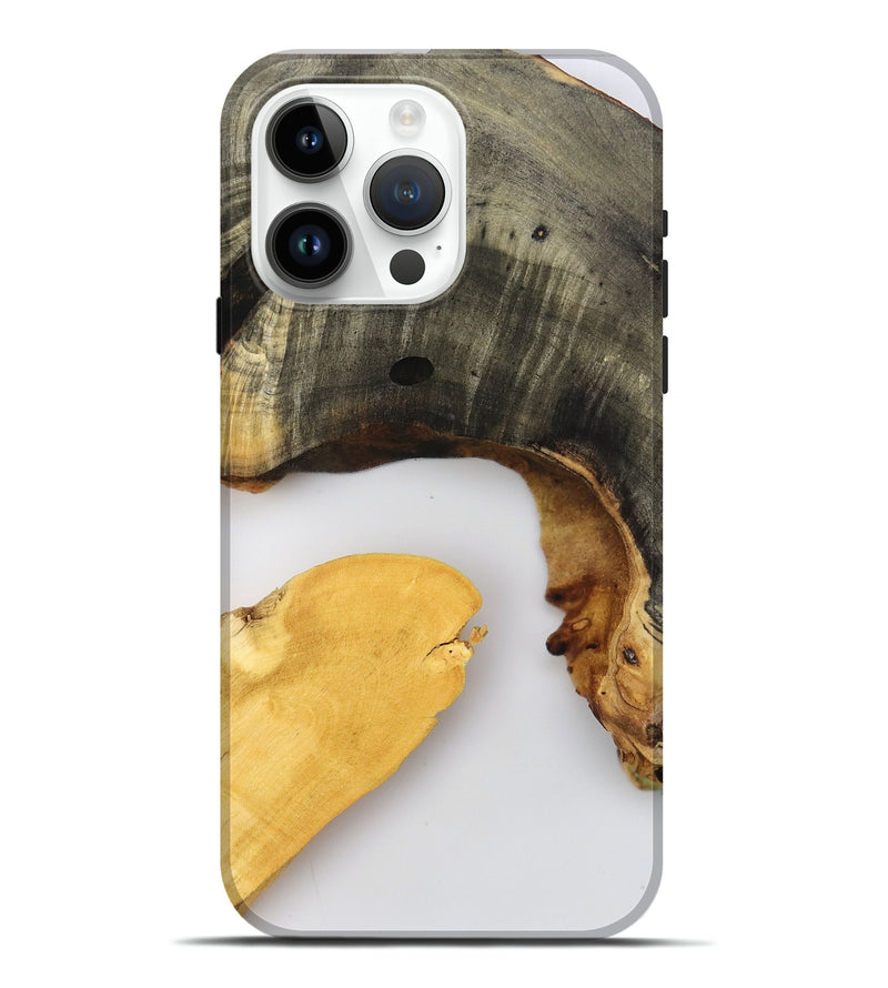 iPhone 15 Pro Max Wood Live Edge Phone Case - Tasia (Clear, 802669)