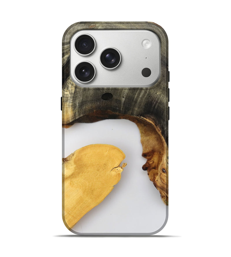 iPhone 17 Pro Wood Live Edge Phone Case - Tasia (Clear, 802669)