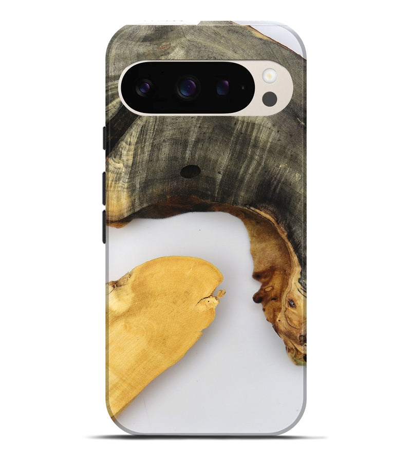 Pixel 9 Pro XL Wood Live Edge Phone Case - Tasia (Clear, 802669)