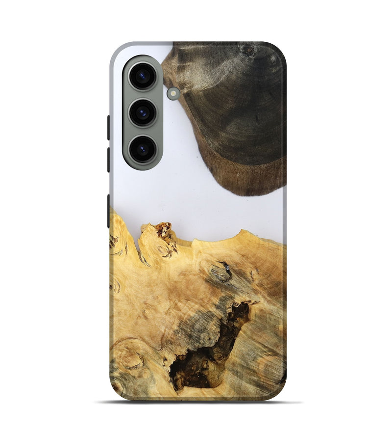 Galaxy S24 Wood Live Edge Phone Case - Alyse (Clear, 802685)