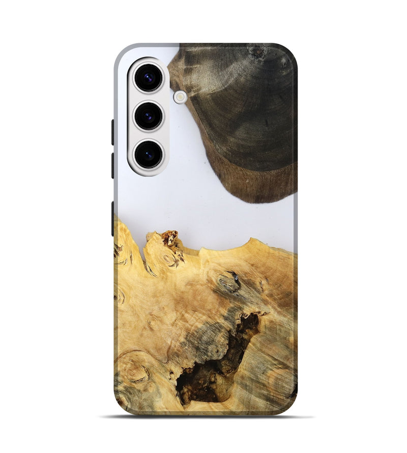 Galaxy S25 Wood Live Edge Phone Case - Alyse (Clear, 802685)