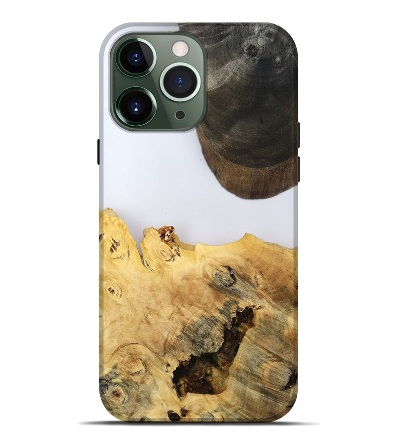 iPhone 13 Pro Max Wood Live Edge Phone Case - Alyse (Clear, 802685)