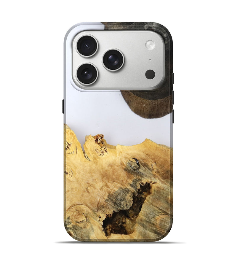 iPhone 17 Pro Wood Live Edge Phone Case - Alyse (Clear, 802685)
