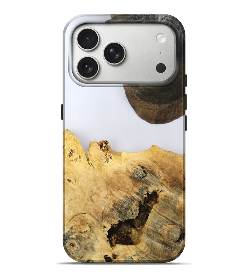 iPhone 17 Pro Max Wood Live Edge Phone Case - Alyse (Clear, 802685)