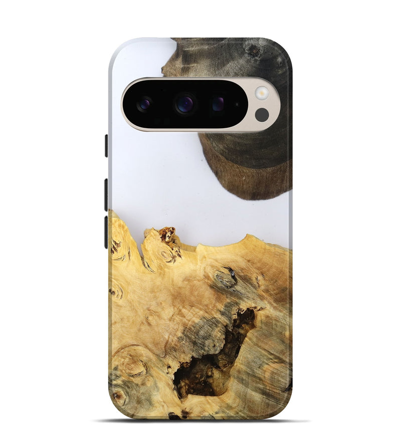 Pixel 10 Pro Wood Live Edge Phone Case - Alyse (Clear, 802685)