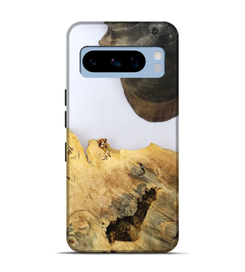 Pixel 8 Pro Wood Live Edge Phone Case - Alyse (Clear, 802685)