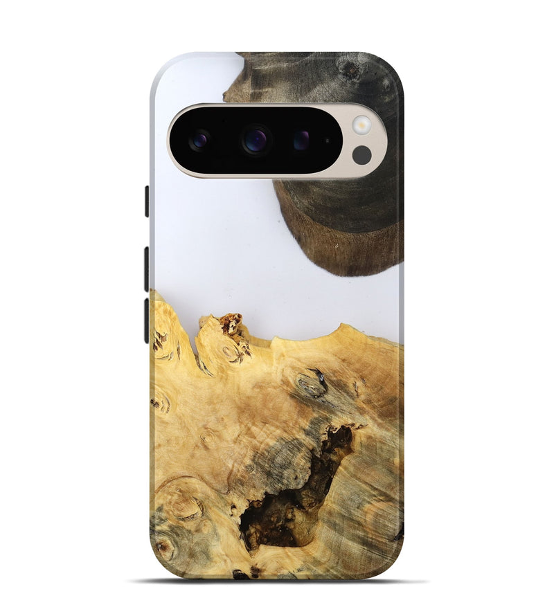 Pixel 9 Wood Live Edge Phone Case - Alyse (Clear, 802685)