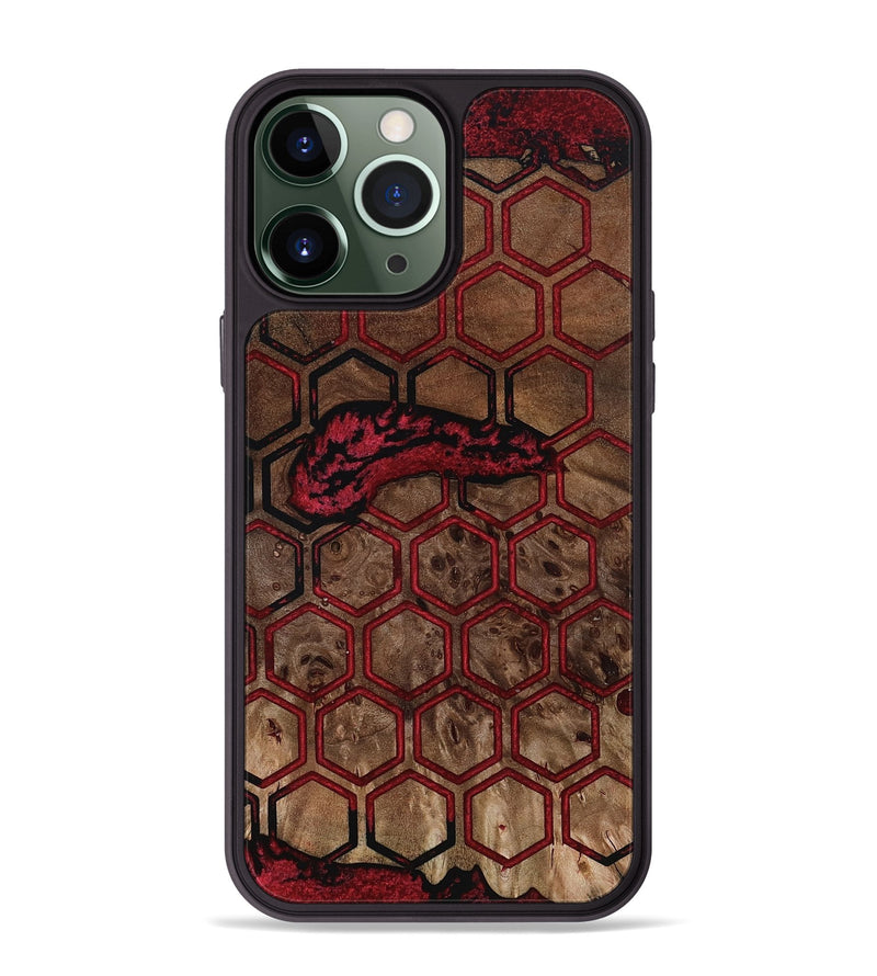 iPhone 13 Pro Max Wood Phone Case - Anitra (Pattern, 802700)
