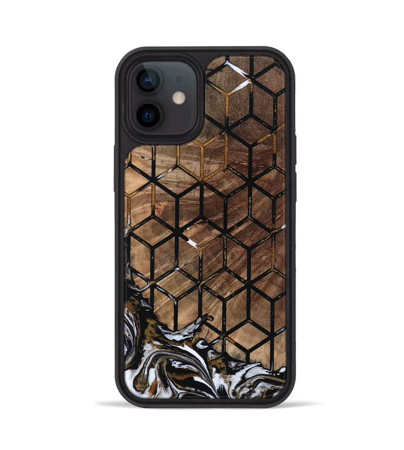 iPhone 12 Wood Phone Case - Micaela (Pattern, 802717)
