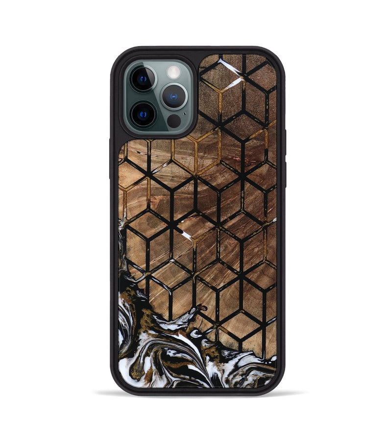 iPhone 12 Pro Wood Phone Case - Micaela (Pattern, 802717)