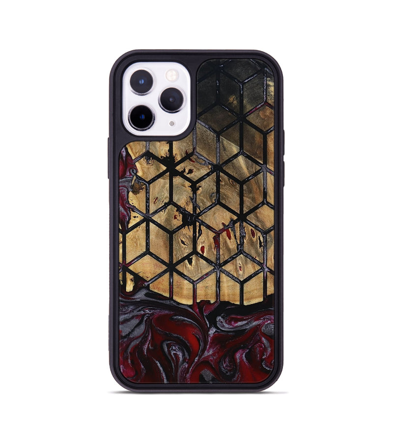 iPhone 11 Pro Wood Phone Case - Vickey (Pattern, 802728)