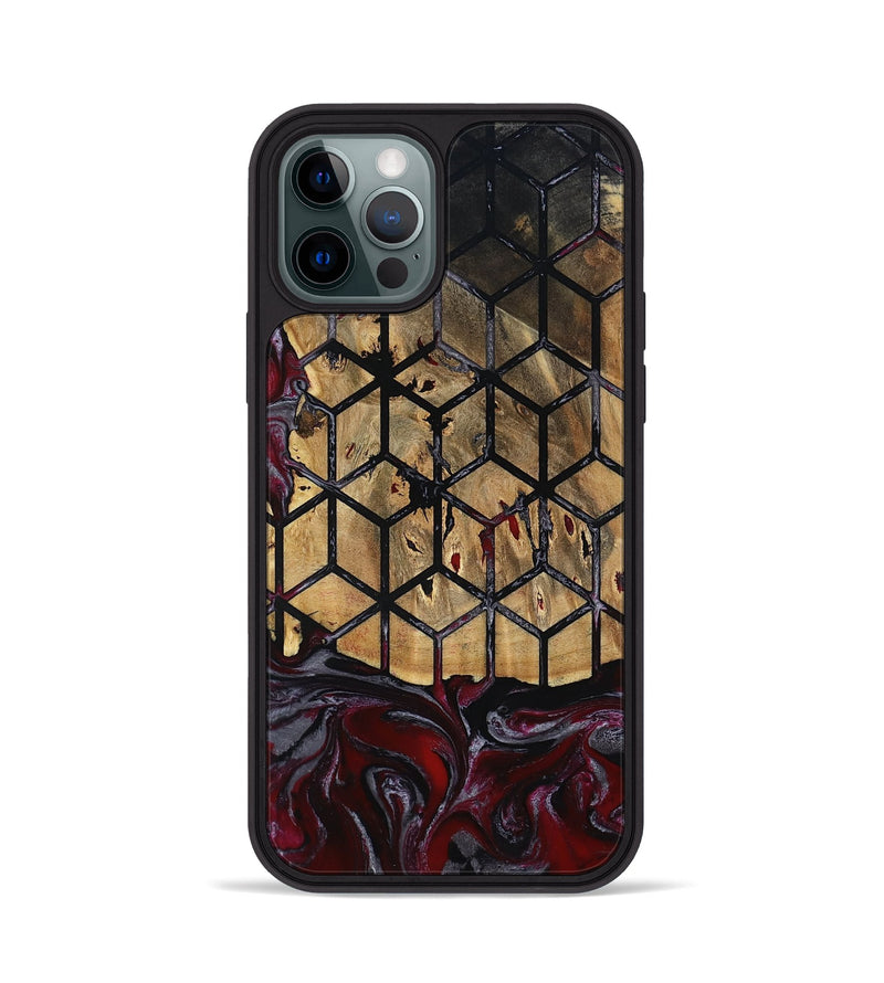 iPhone 12 Pro Wood Phone Case - Vickey (Pattern, 802728)