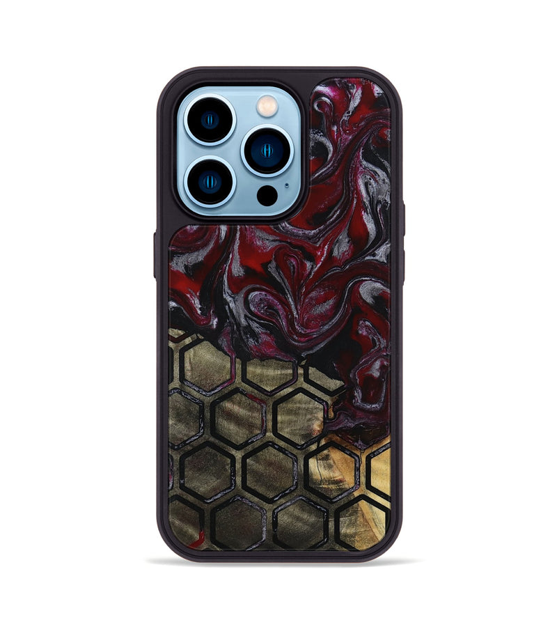 iPhone 14 Pro Wood Phone Case - Ashlyn (Pattern, 802732)
