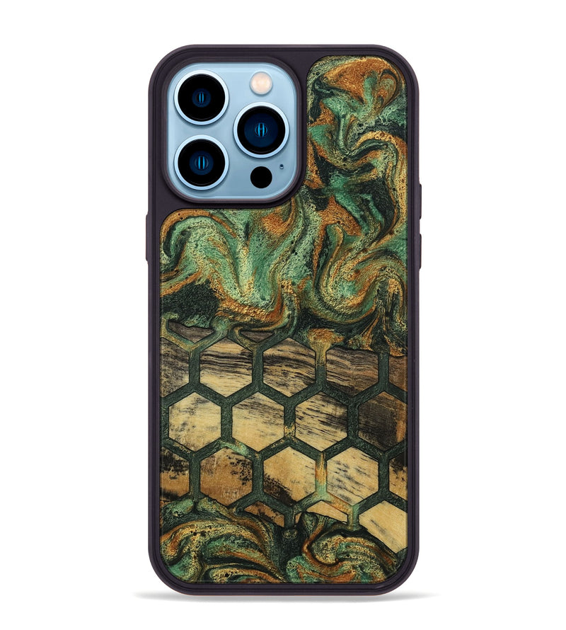 iPhone 14 Pro Max Wood Phone Case - Andie (Pattern, 802744)