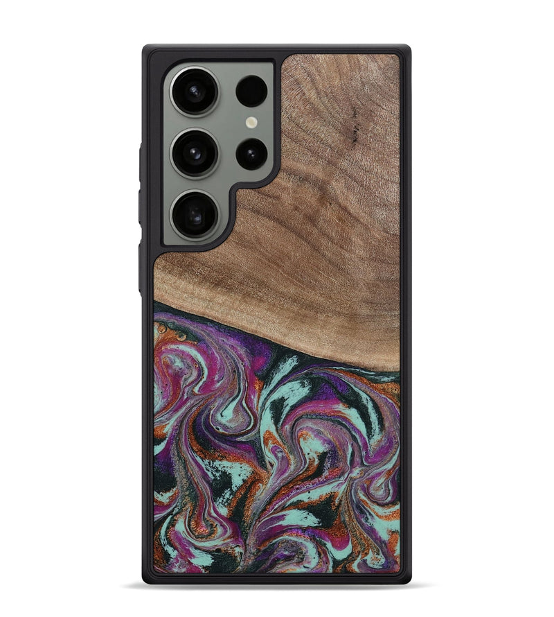 Galaxy S24 Ultra Wood Phone Case - Ivory (Green, 802770)