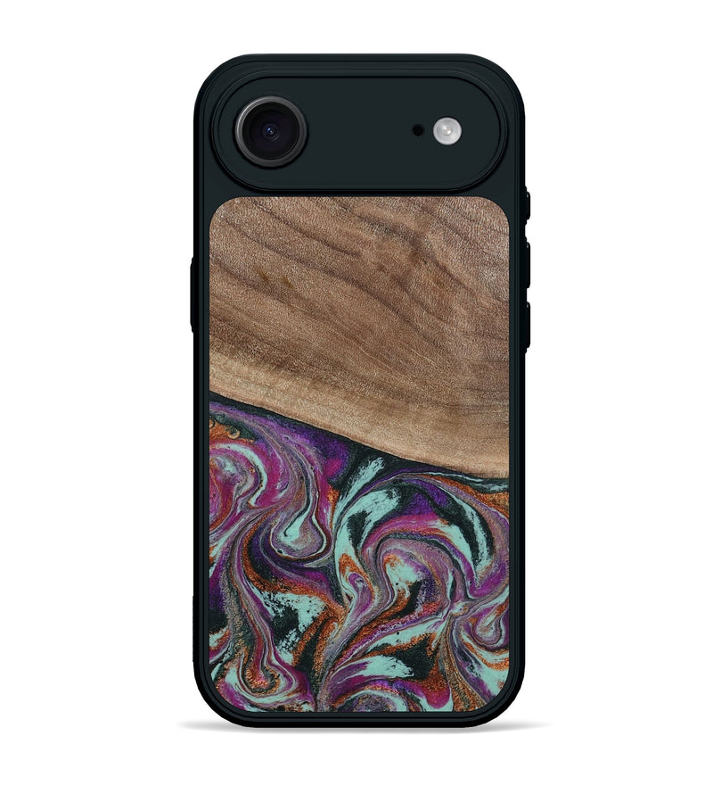iPhone 17 Air Wood Phone Case - Ivory (Green, 802770)
