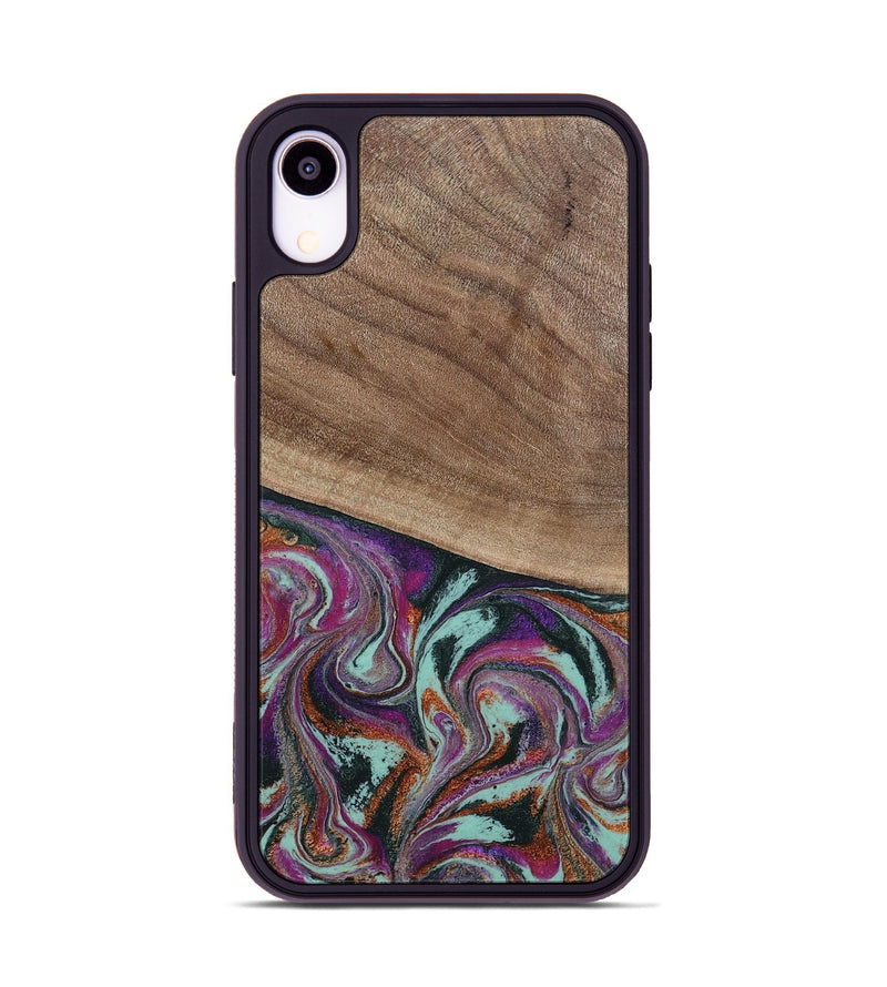 iPhone Xr Wood Phone Case - Ivory (Green, 802770)