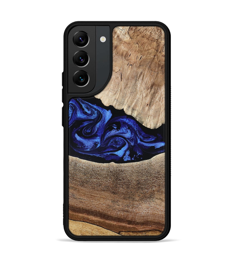 Galaxy S22 Plus Wood Phone Case - Ariella (Blue, 802881)