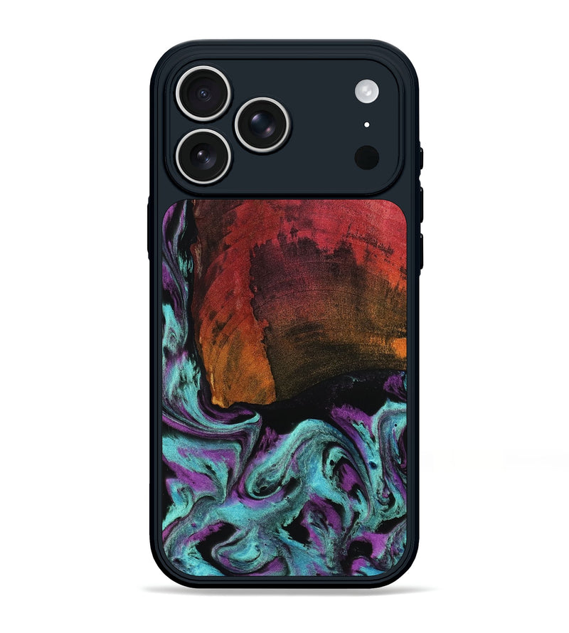 iPhone 17 Pro Max Wood Phone Case - Elton (Purple, 802882)