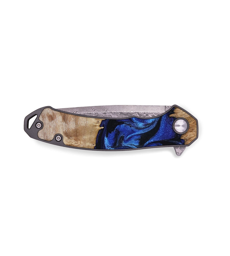 EDC Wood Pocket Knife - Nels (Blue, 802886)