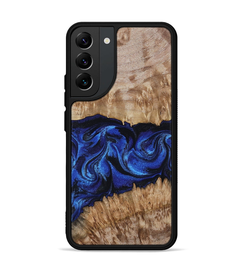 Galaxy S22 Plus Wood Phone Case - Nels (Blue, 802886)