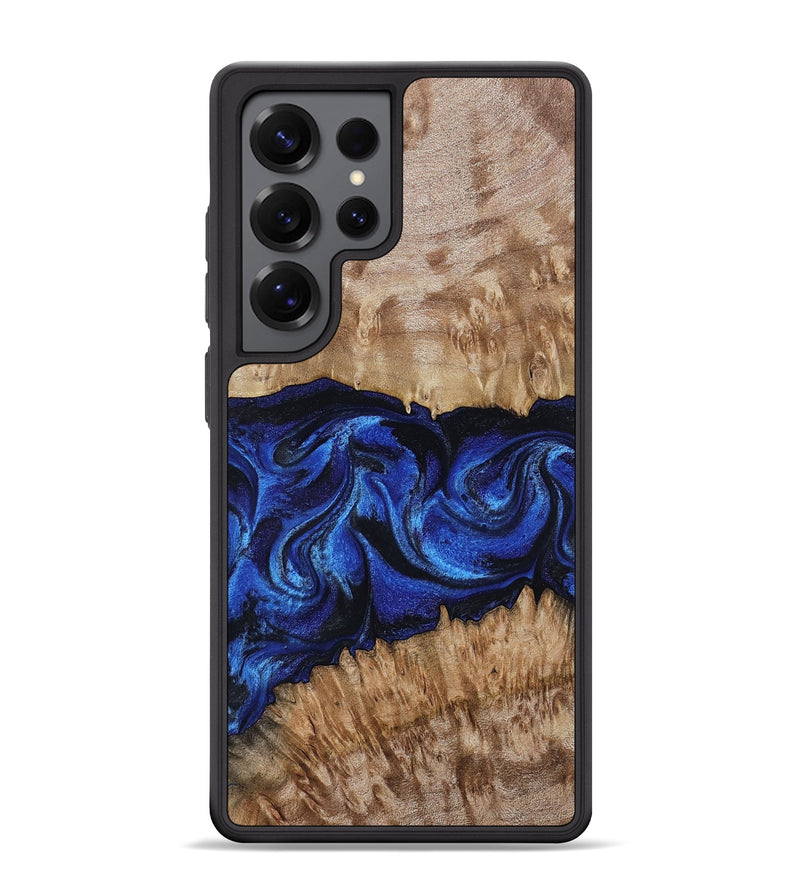 Galaxy S25 Ultra Wood Phone Case - Nels (Blue, 802886)