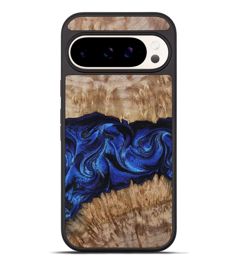 Pixel 9 Pro XL Wood Phone Case - Nels (Blue, 802886)