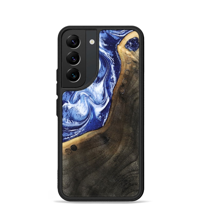 Galaxy S22 Wood Phone Case - Veva (Blue, 802892)