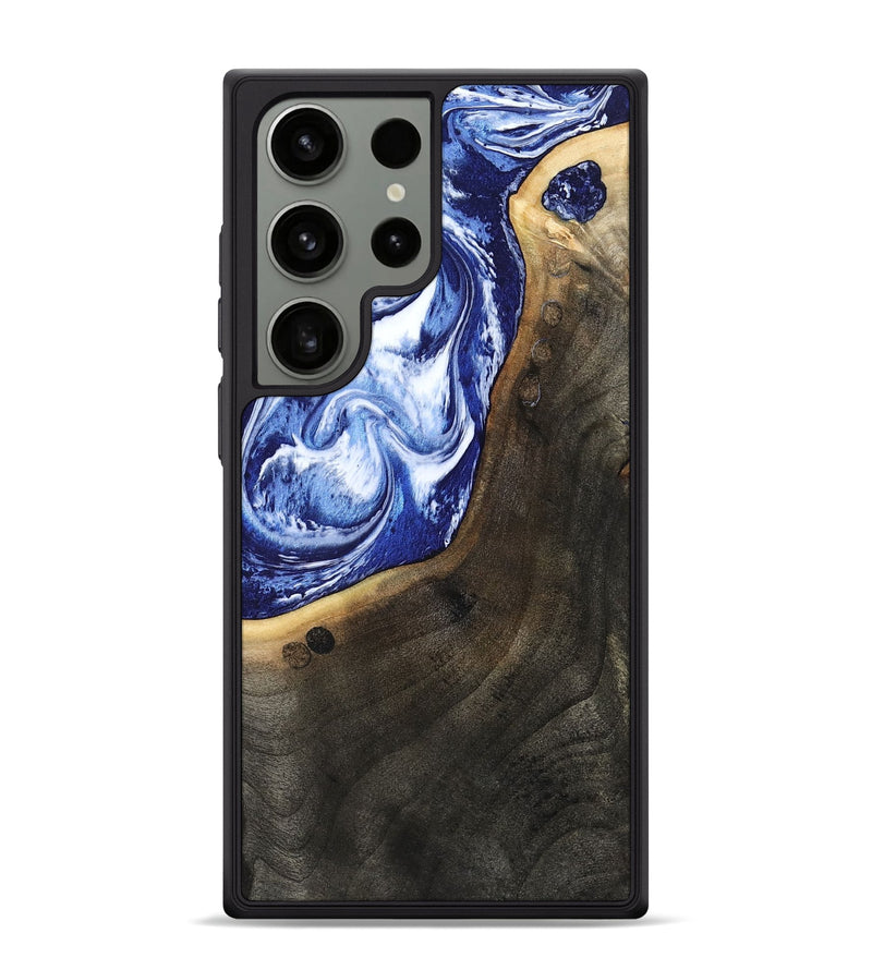 Galaxy S24 Ultra Wood Phone Case - Veva (Blue, 802892)