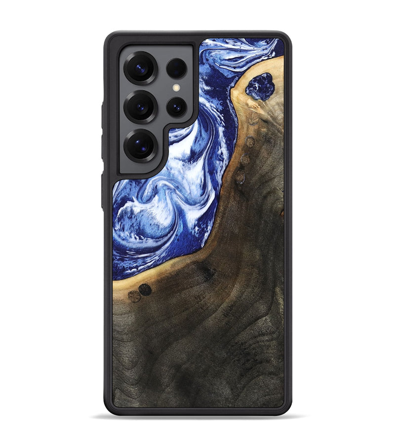 Galaxy S25 Ultra Wood Phone Case - Veva (Blue, 802892)