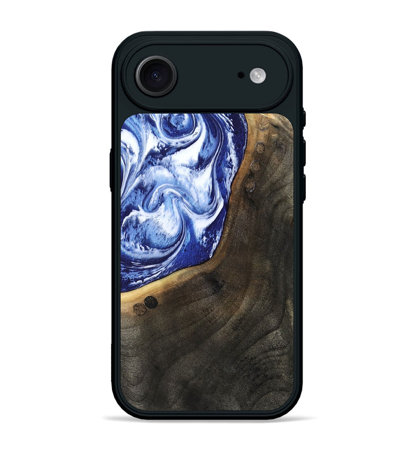 iPhone 17 Air Wood Phone Case - Veva (Blue, 802892)