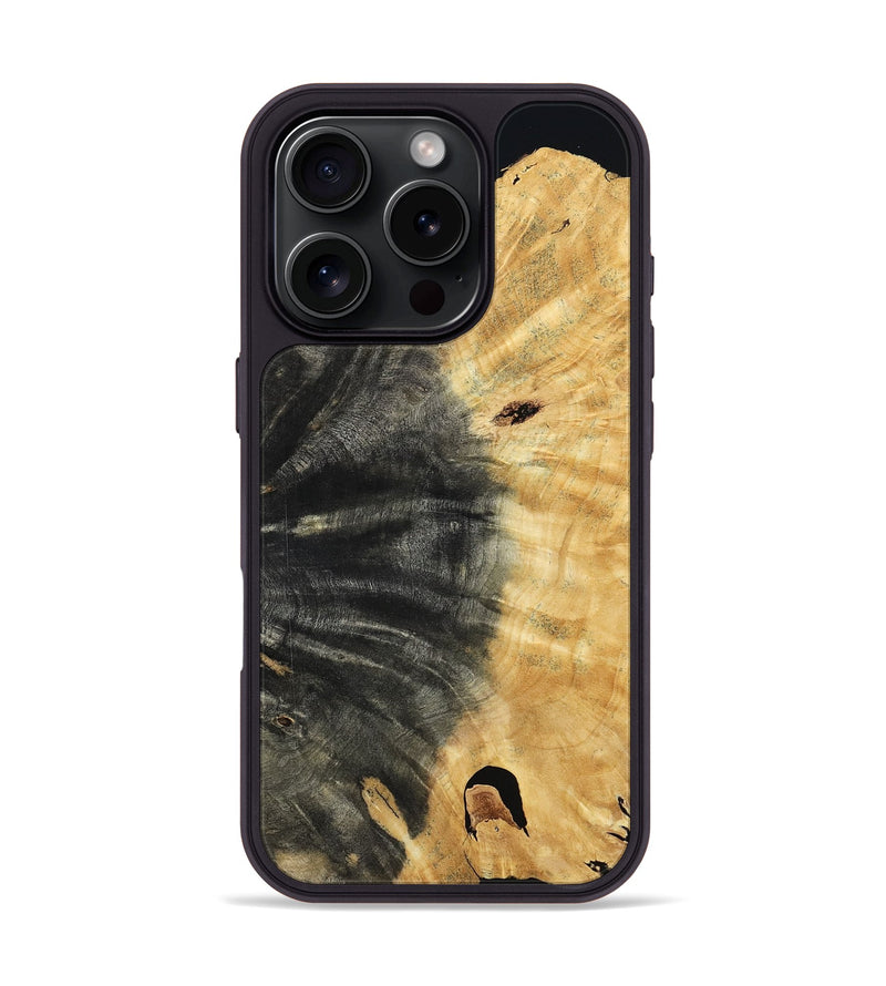 iPhone 16 Pro Wood Phone Case - Yuridia (Wood Burl, 802909)