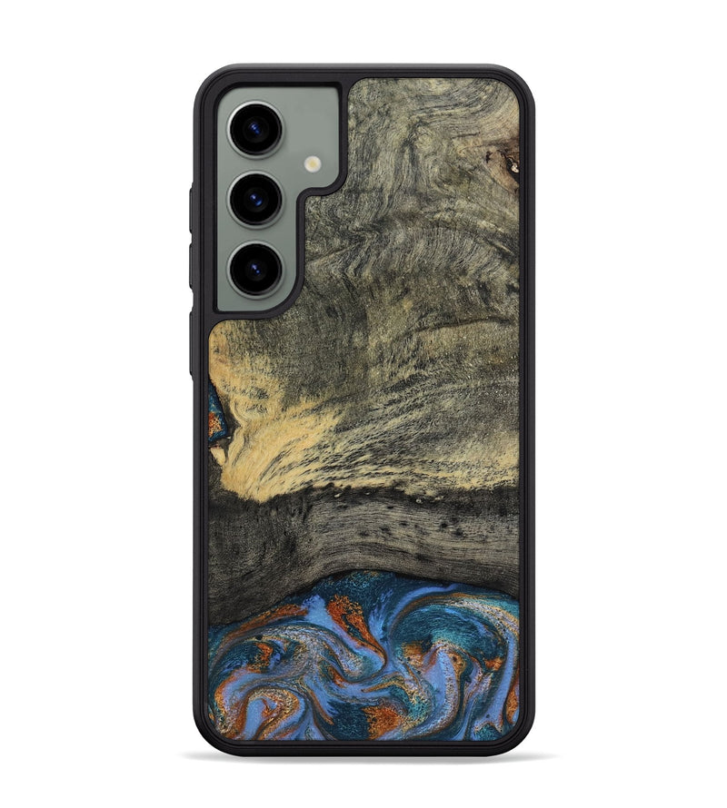 Galaxy S24 Plus Wood Phone Case - Corbett (Teal & Gold, 802968)