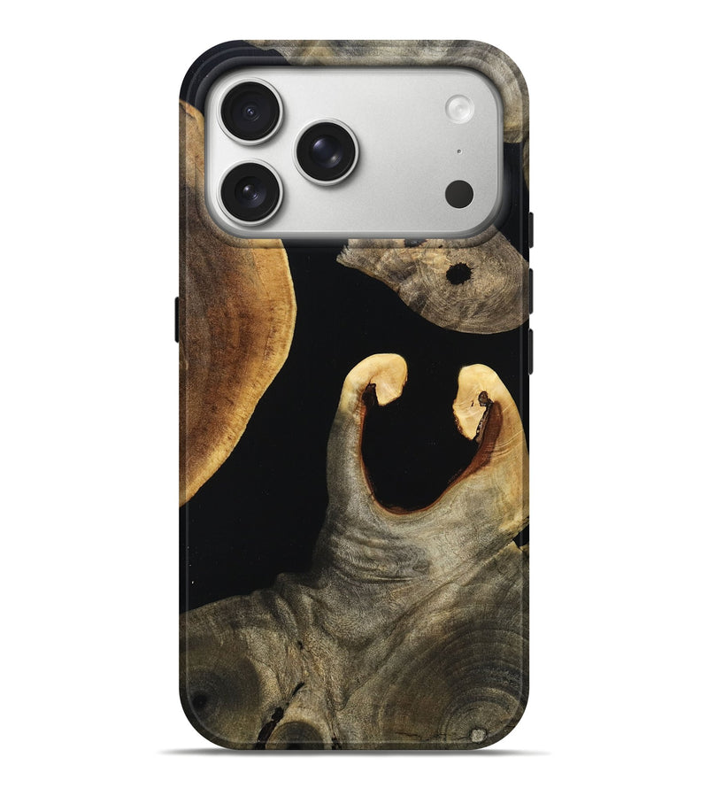 iPhone 17 Pro Max Wood Live Edge Phone Case - Anakin (Wood Burl, 803018)