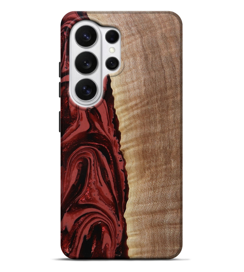 Galaxy S26 Ultra Wood Live Edge Phone Case - Raheem (Red, 803019)