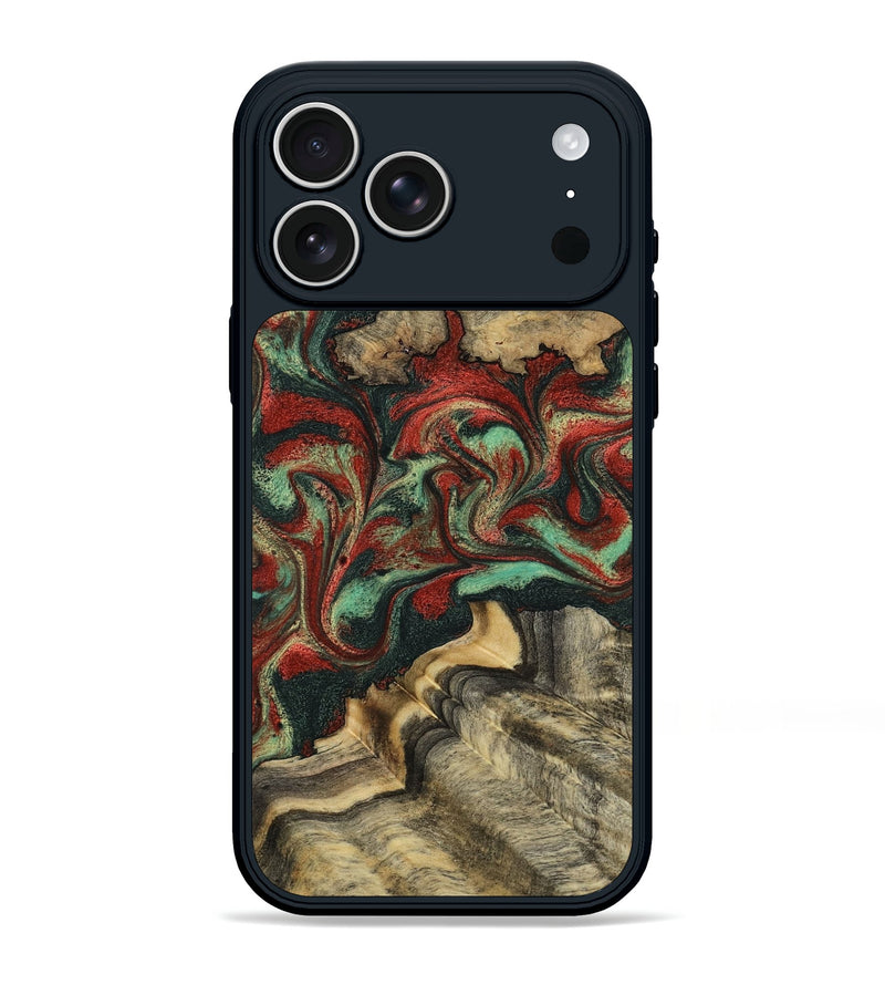 iPhone 17 Pro Max Wood Phone Case - Tayler (Green, 803137)