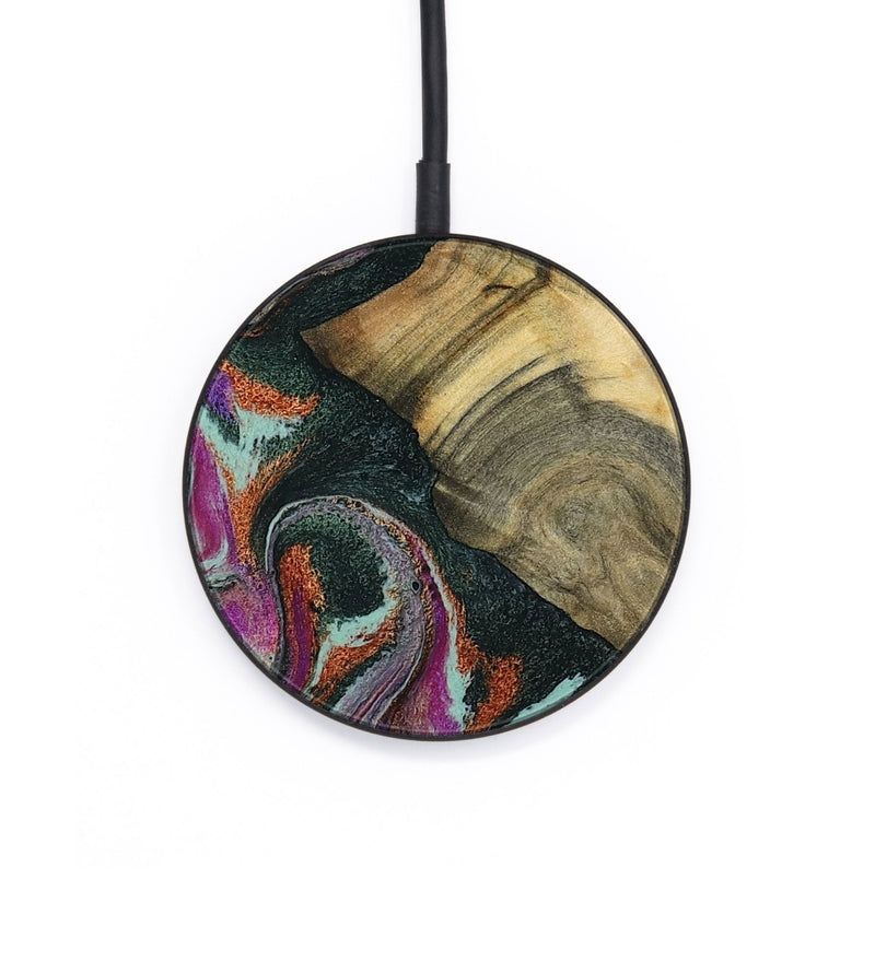 Circle Wood Wireless Charger - Floy (Green, 803160)