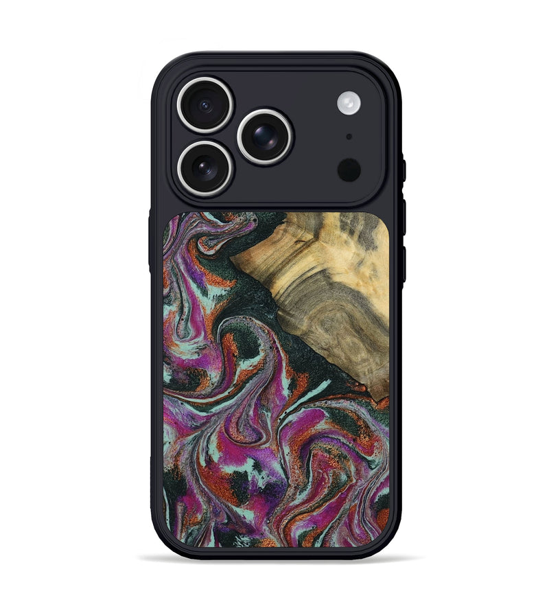 iPhone 17 Pro Wood Phone Case - Floy (Green, 803160)