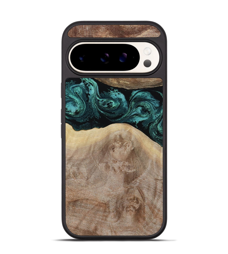 Pixel 9 Pro Wood Phone Case - Journi (Green, 803167)
