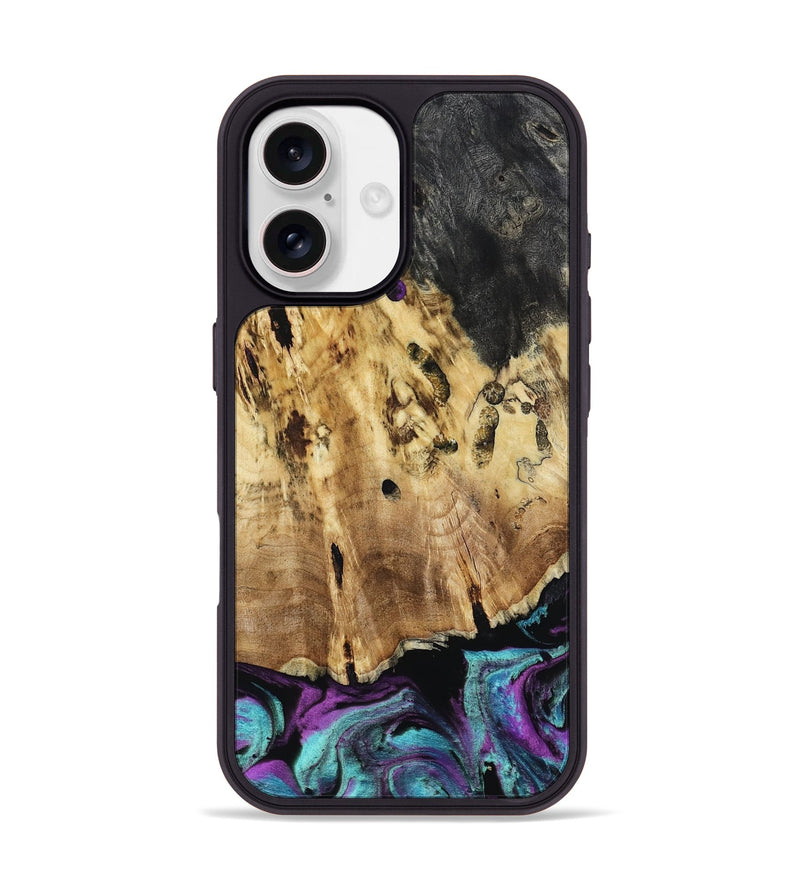 iPhone 17 Wood Phone Case - Lillian (Purple, 803180)