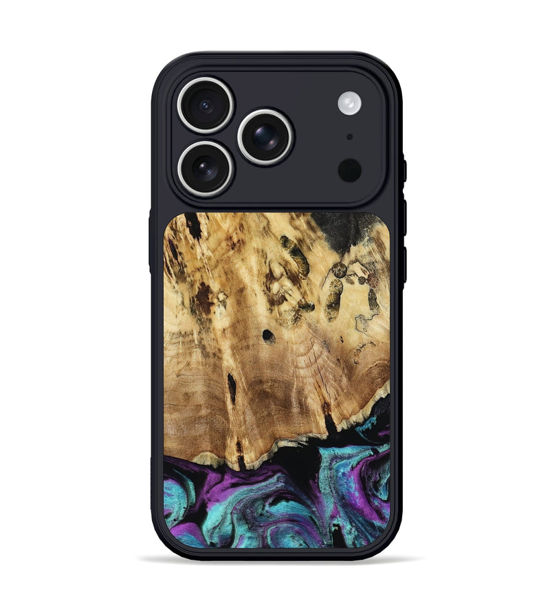 iPhone 17 Pro Wood Phone Case - Lillian (Purple, 803180)