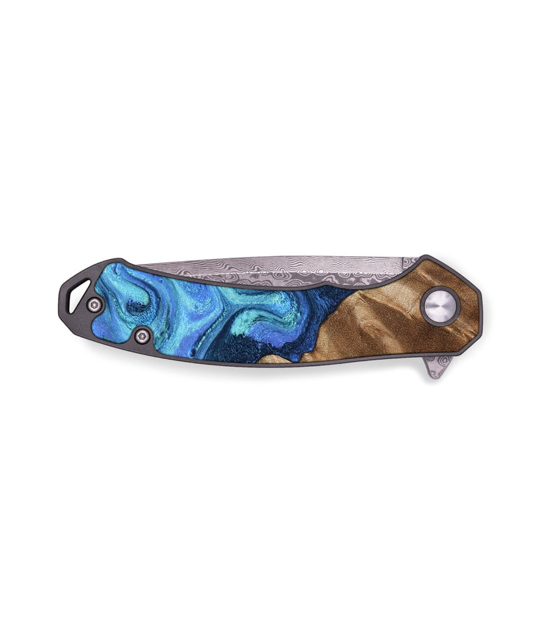 EDC Wood Pocket Knife - Vilma (Blue, 803183)